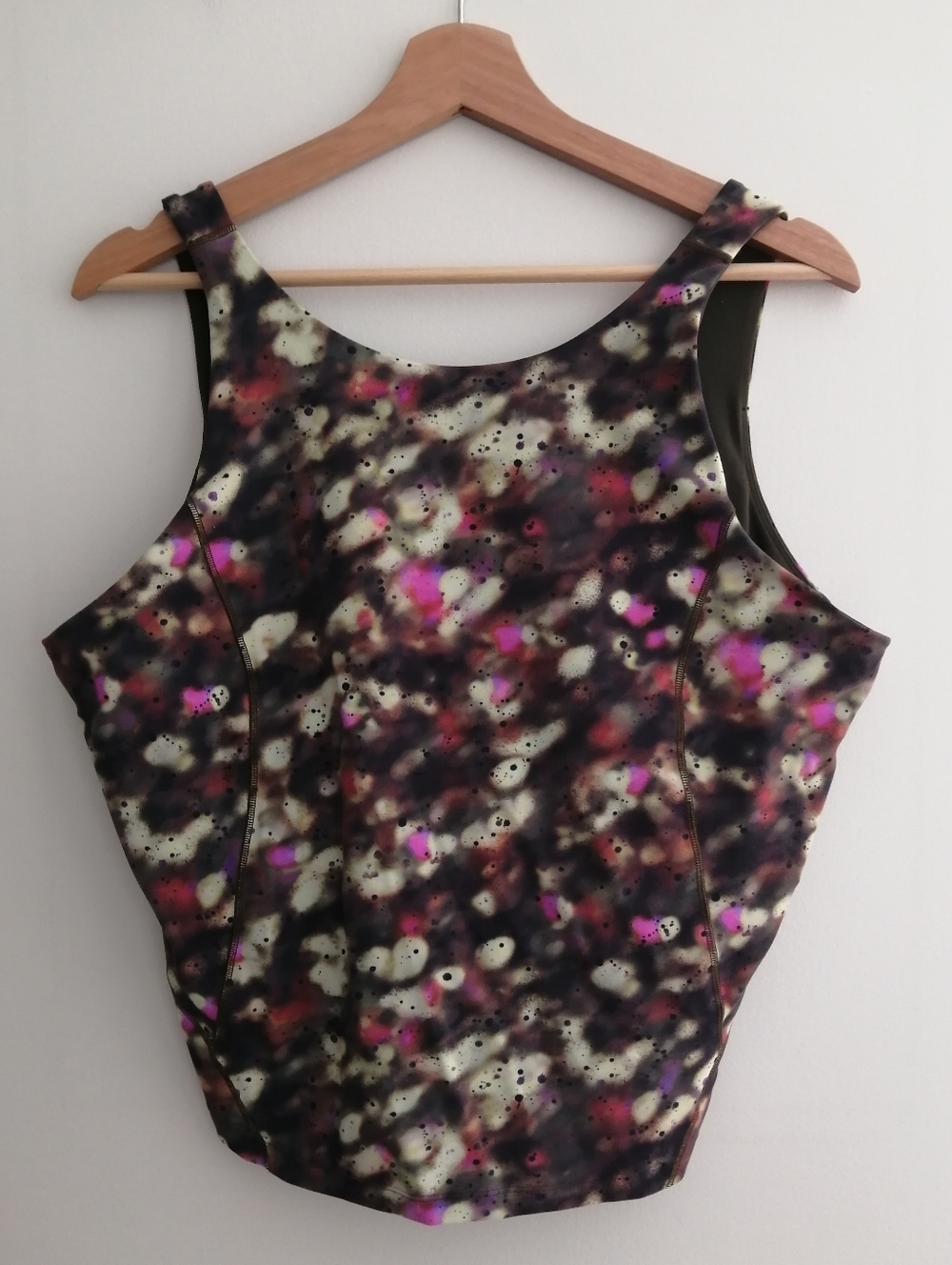 Lululemon Plus Size Align High Neck Tank Focus Splatter Green Size 20